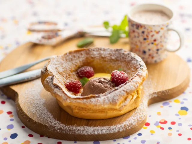 Purūs orkaitėje kepti blynai “Dutch Baby”